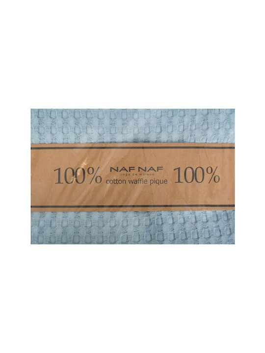 Naf Naf Вафлена Одеяла Пике Единична 170x240см Angel Blue