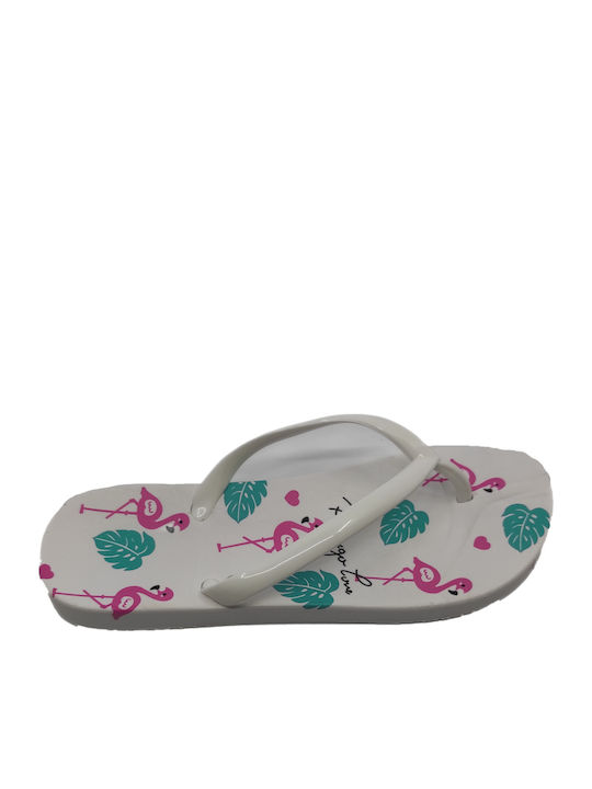 Women's Flip Flops White