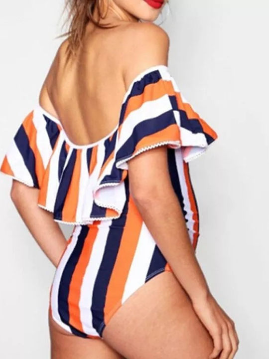 Maternity Swimwear Rainbow Orange