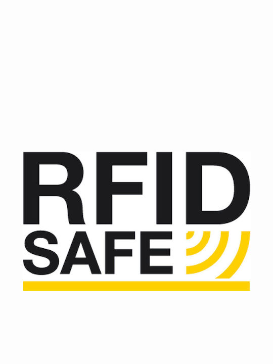 Δερμάτινο Ανδρικό Πορτοφόλι με RFID Μαύρο