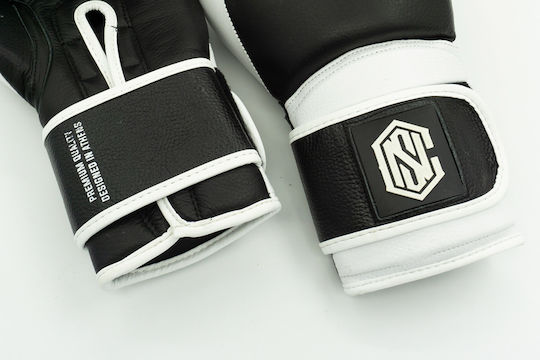 Chosen Boxing Gloves Leather for Competition Black