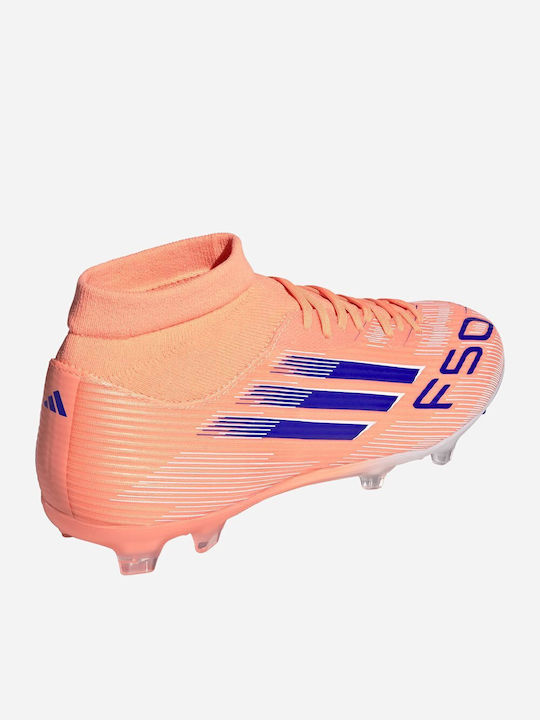 adidas F50 League Football Shoes with Cleats Orange