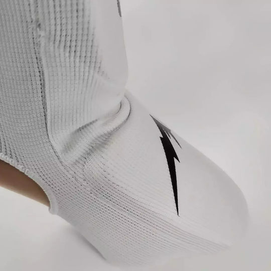 Olympus Sport Cotton Shin Guards Adults White