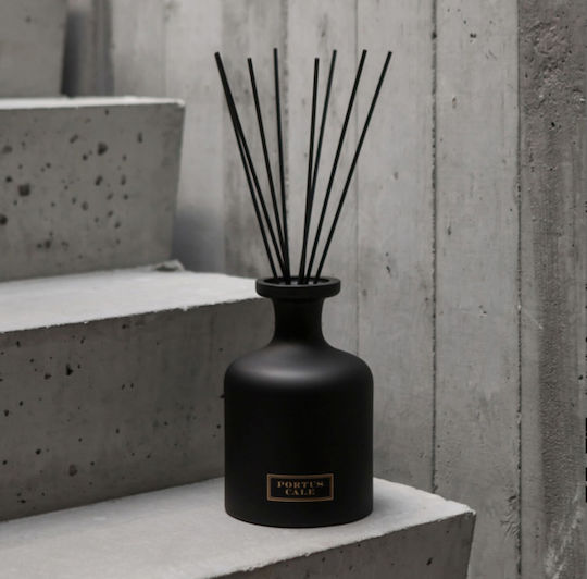Castelbel Portus Cale Matt Schwarz Glas Diffusor Flasche Großes Raumduftbehälter 2 Liter