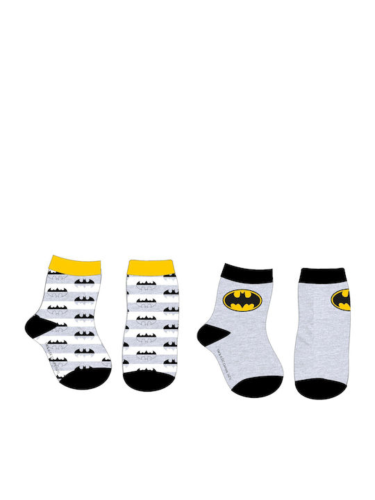 Superheroes Παιδικές Κάλτσες Γκρι 2 Ζευγάρια Superheroes Παιδικές Κάλτσες Γκρι 2 Ζευγάρια