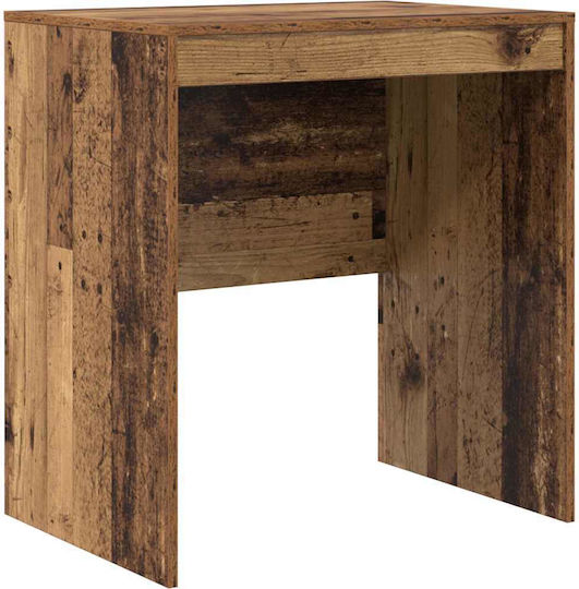Desk Wooden with Bookshelf Old Wood 70x50x76cm