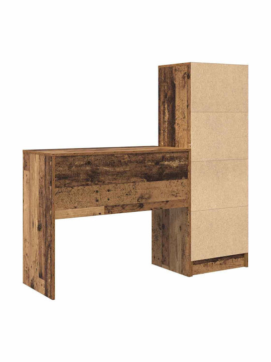 Desk Wooden Old Wood 90x40x76cm