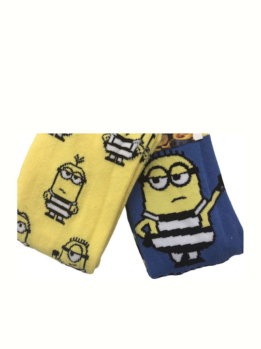 Minions Παιδικές Κάλτσες Πολύχρωμες 3 Ζευγάρια