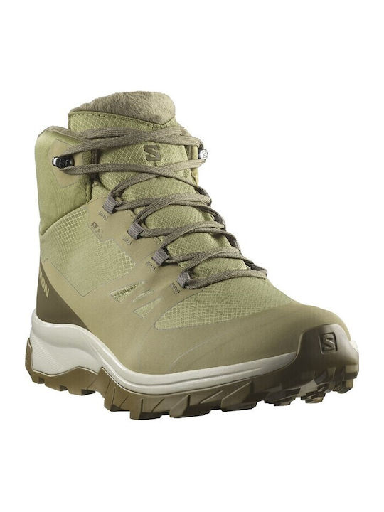 Salomon Outsnap Cswp Men's Waterproof Gray Hiking Boots