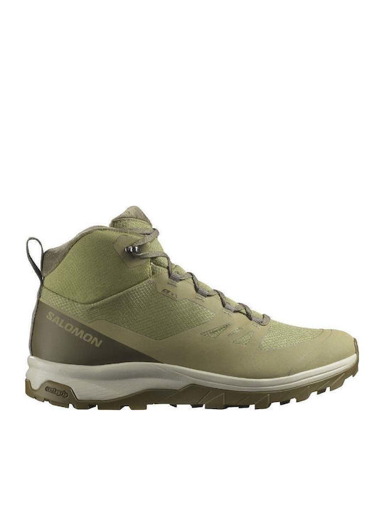 Salomon Outsnap Cswp Men's Waterproof Gray Hiking Boots