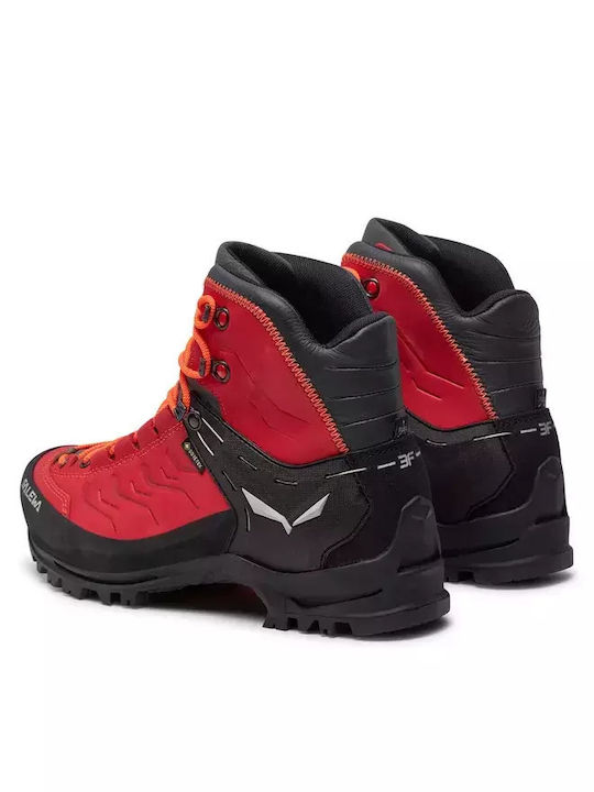 Salewa Rapace Ανδρικά Ορειβατικά Μποτάκια Αδιάβροχα με Μεμβράνη Gore-Tex Κόκκινα