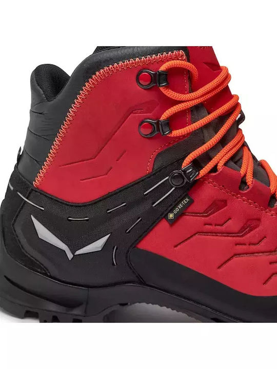 Salewa Rapace Ανδρικά Ορειβατικά Μποτάκια Αδιάβροχα με Μεμβράνη Gore-Tex Κόκκινα