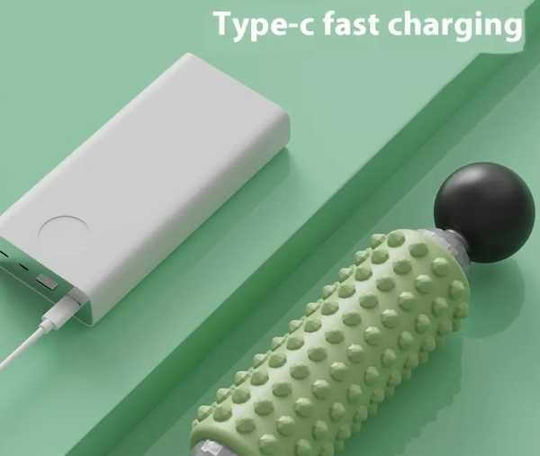 Roller Massage for the Waist, the Back, the Legs, the Body & the Hands with Vibration Green