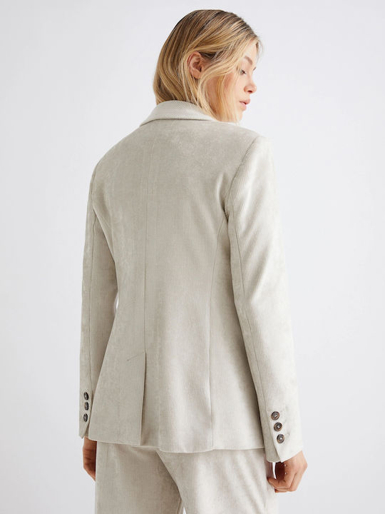 Marella Women's Corduroy Blazer Ivory