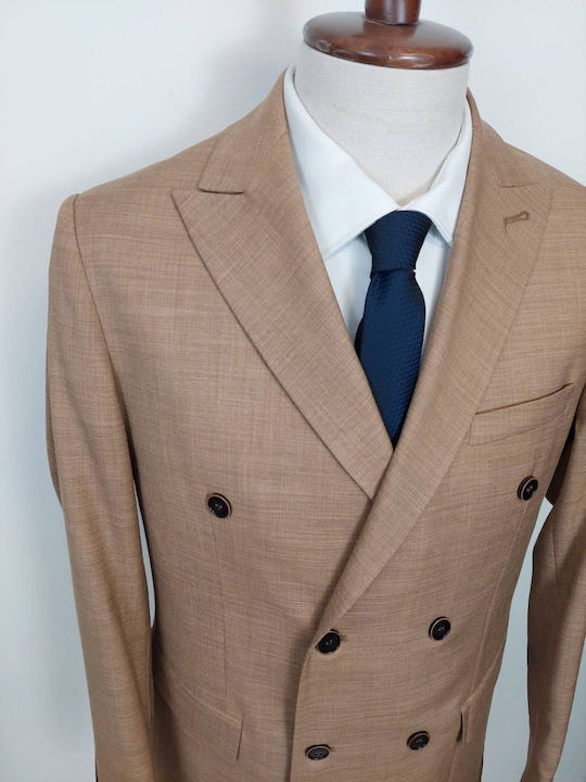 Мъжки Костюм Tabac Brown