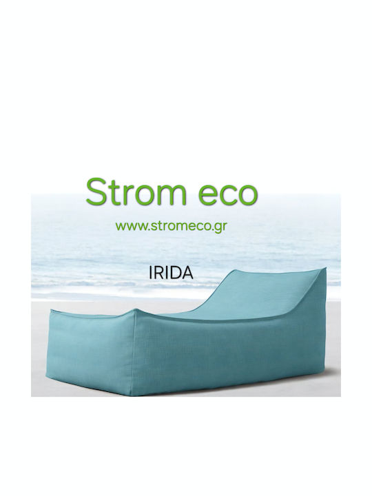 Deckchair Black 190x80x70cm.