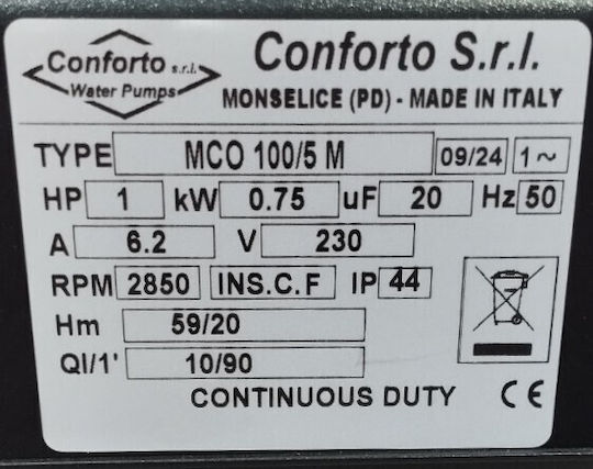 Mco 100/5 M