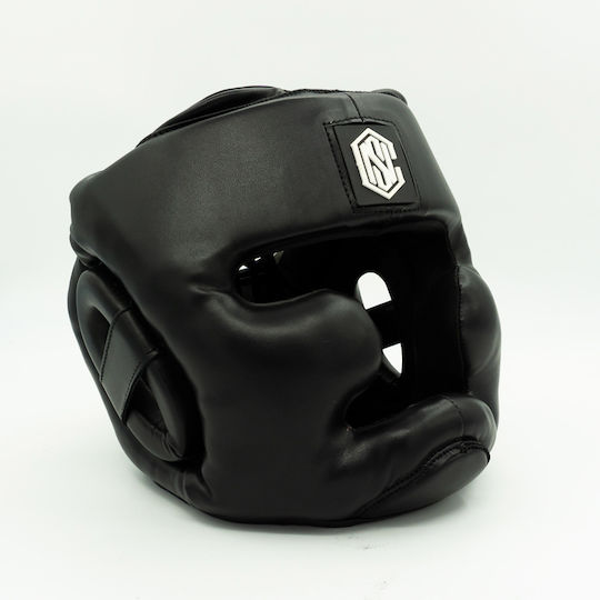 Chosen Adult Full Face Boxing Headgear Synthetic Leather Black