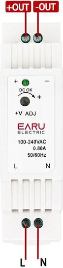 Earu DIN Rail Power Supply 15W