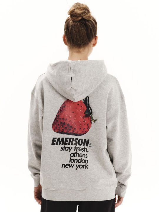 Women's Sweatshirt Hooded Gray