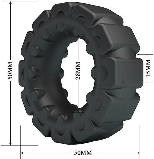 Crazy Bull Laiden Silicone Ring Model 5