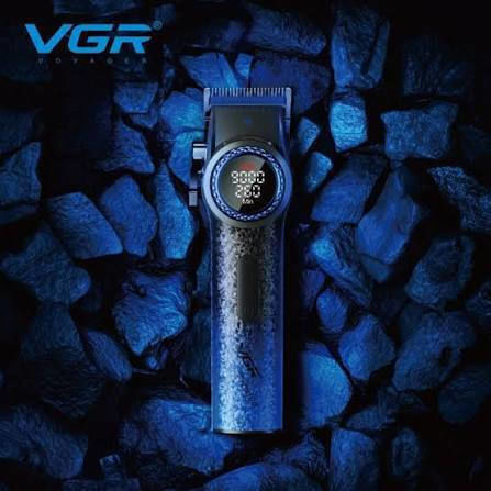 VGR Professional Rechargeable Hair Clipper Blue V-001