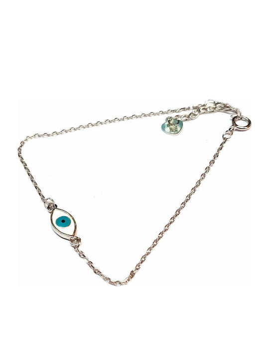 Amalfi Accessories Women's Bracelet with design Eye made of Silver