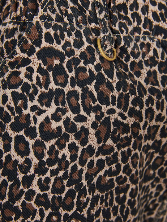 Women's Jean Trousers in Regular Fit Leopard