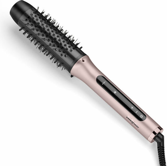 Babyliss Ceramic Electric Hair Brush with Air for Hair Straightening and Curls 96W
