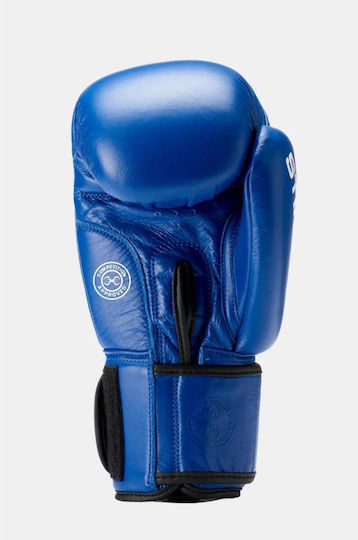 Sting Boxhandschuhe Leder für Kampf Blau