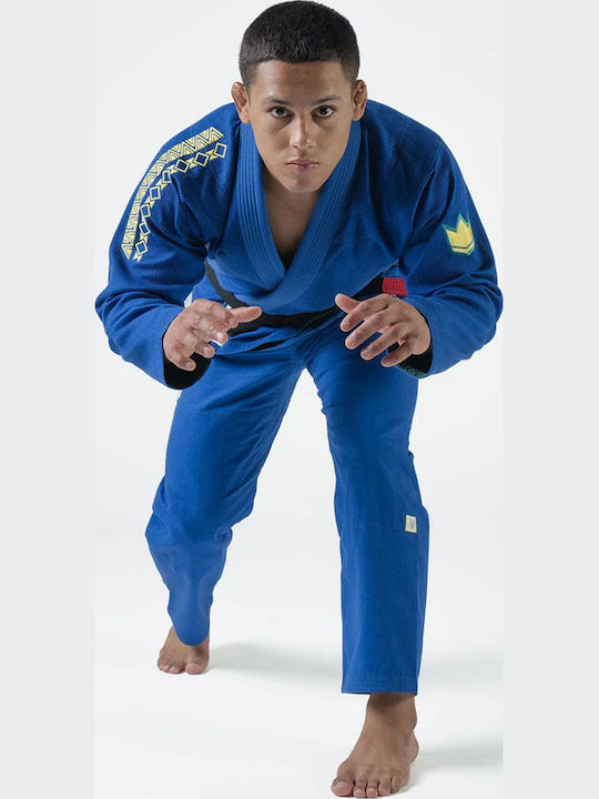 Kingz Bărbați Uniforme Jiu Jitsu brazilian Albastru