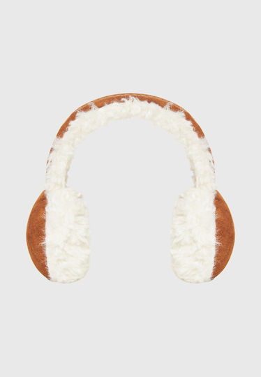 Earmuff Knitted in Brown color
