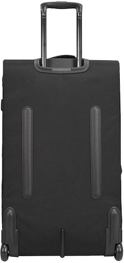 Paulter Sack Voyage 80lt Black with Wheels Fabric
