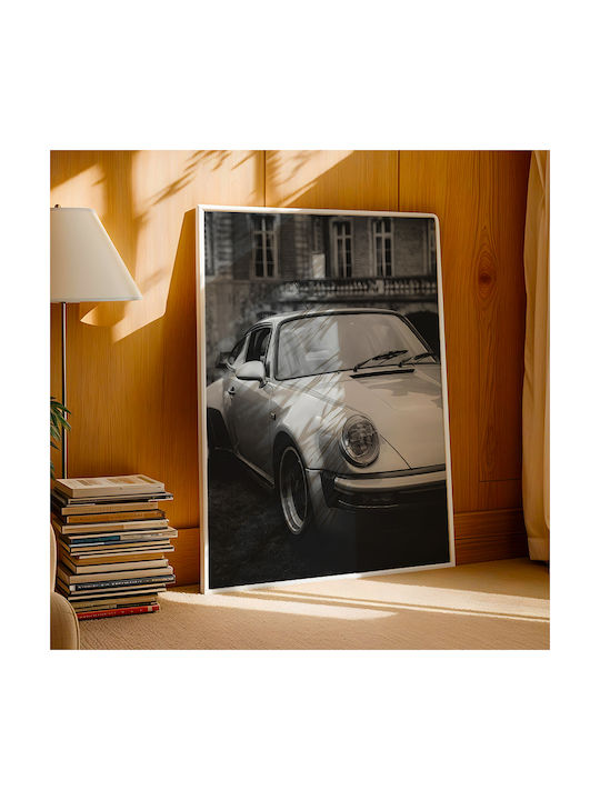 Poster Porsche 911 Turbo Cr055 21cm X 30cm White PVC Frame