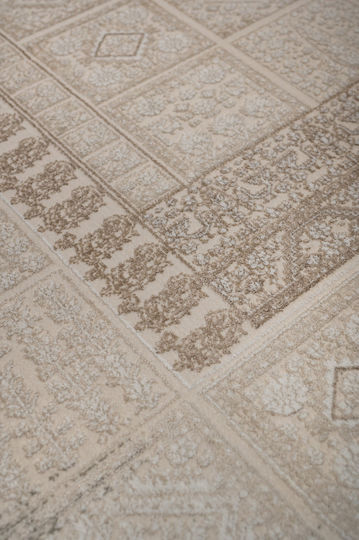 Βιοκαρπέτ Arcadia 7124 Χαλί Ορθογώνιο Cream Beige 160x230cm