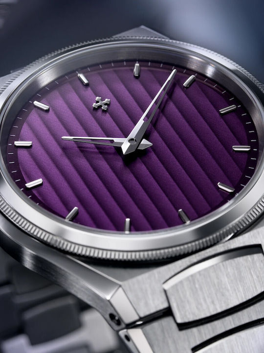 Venezianico Men's Watch Automatic with Silver Metal Bracelet