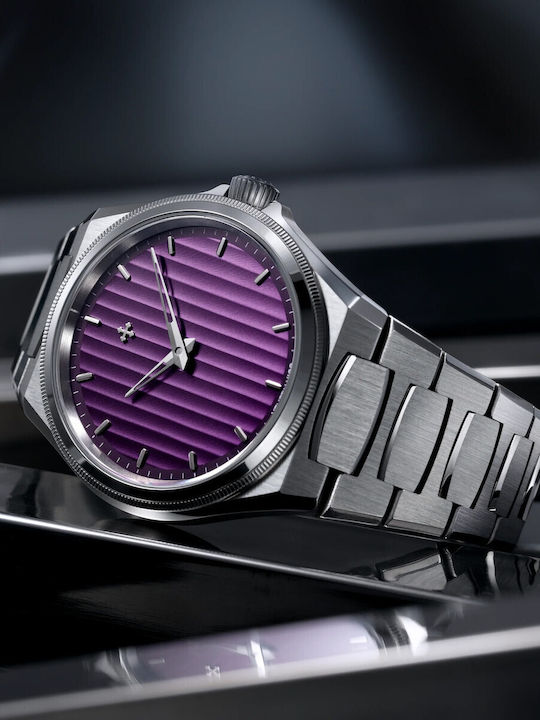 Venezianico Men's Watch Automatic with Silver Metal Bracelet
