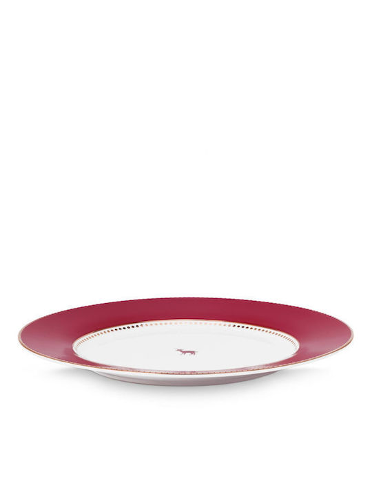 PiP Studio Love Birds Teller Untiefe aus Porzellan Rot 26.5cm
