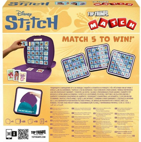 Board Game Lilo & Stitch Top Trumps Match for 2+ Players 4+ Years Old (FR) Winning Moves