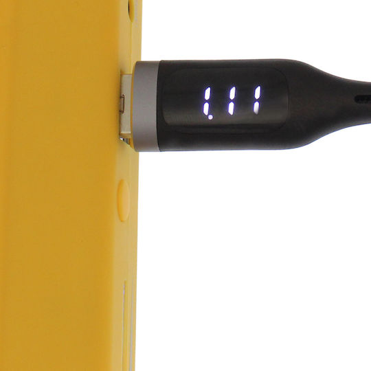 Moxom LED USB 2.0 to micro USB Cable Μαύρο 1m 6451 1τμχ