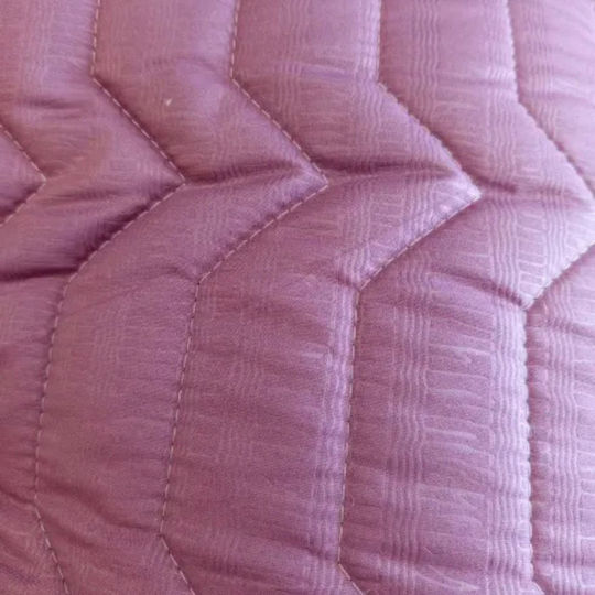 Carmel Pilotă Dublu cu Umplutură Microfiber 200x220cm Mboss Dark Lila 150 g/mp²Gsm