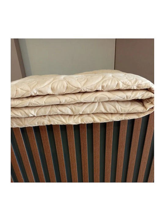 Carmel Κουβερλί Διπλό Ecru 200x220cm