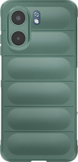 Husă Moale Din Silicon Avizar Oppo A5x Cu Întărire Pentru Cameră Verde