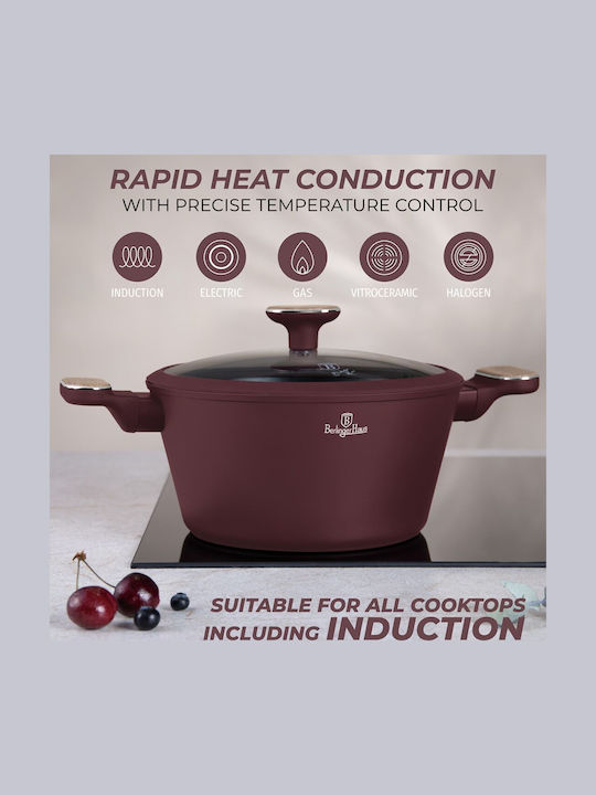 Berlinger Haus Leonardo Collection Cookware Set from Aluminum with Non-stick Interior Coating 5 Pieces