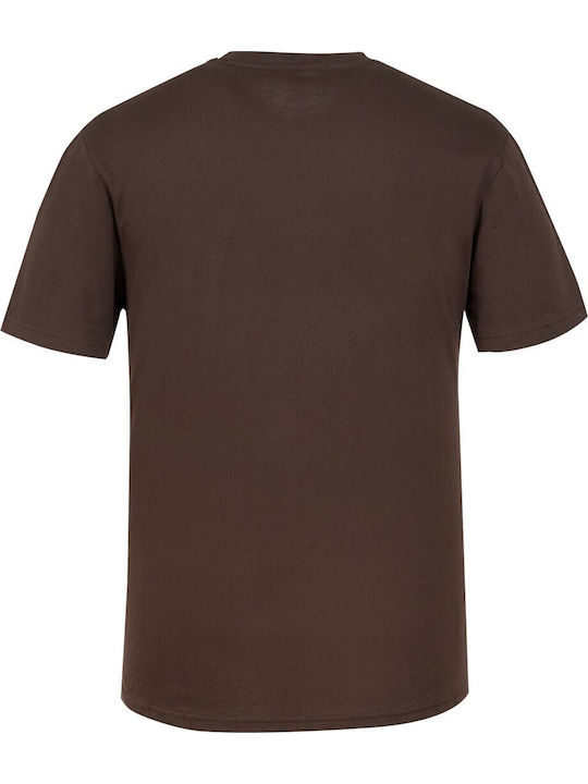 Curry T-shirt Καφέ