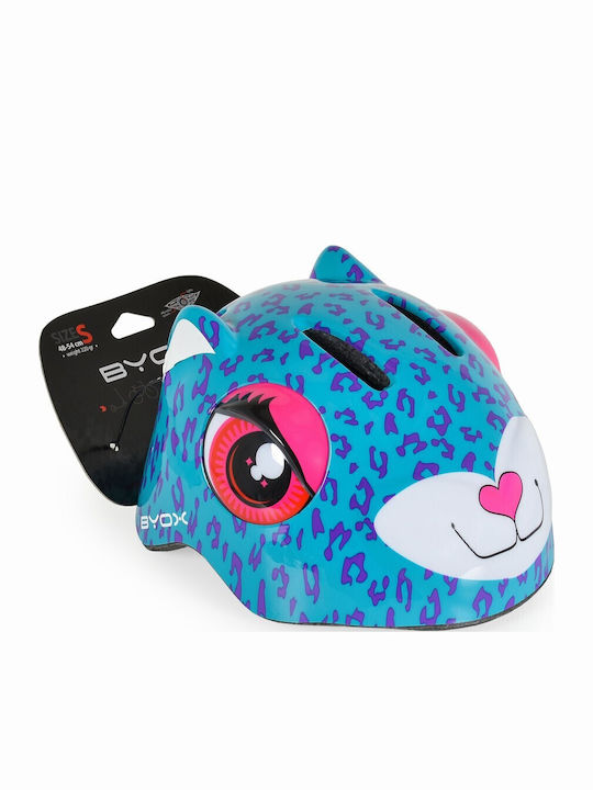 Byox Kids' Helmet for City Bike Turquoise with LED Light