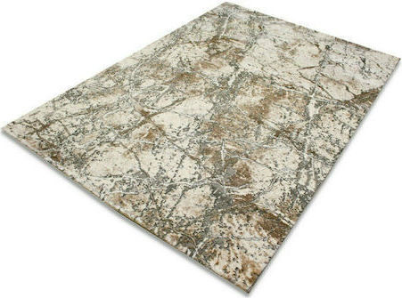 Tzikas Carpets Elements 31277-975 Χαλί Στρογγυλό Μπεζ Φ200cm