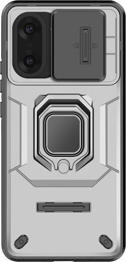 Avizar Case Oneplus Nord Ce5 Ring Stand Sliding Camera Cover Grey