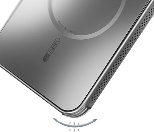 Husă Abeel Oppo Reno 14 Compatibilă Cu Magsafe Protecție Dublă Cameră Gri