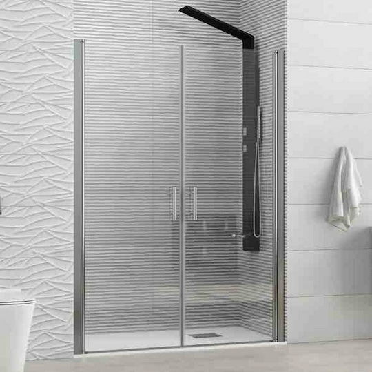 Karag Alto Sallon Καμπίνα Ντουζιέρας με Συρόμενη Πόρτα 1550x200cm Clear Glass Cromo Karag Alto Sallon Καμπίνα Ντουζιέρας με Συρόμενη Πόρτα 1550x200cm Clear Glass Cromo